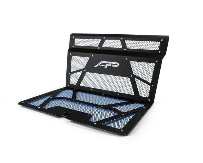 Agency Power Polaris RZR XP 1000/Turbo Vented Engine Cover (Matte Black/Blue)