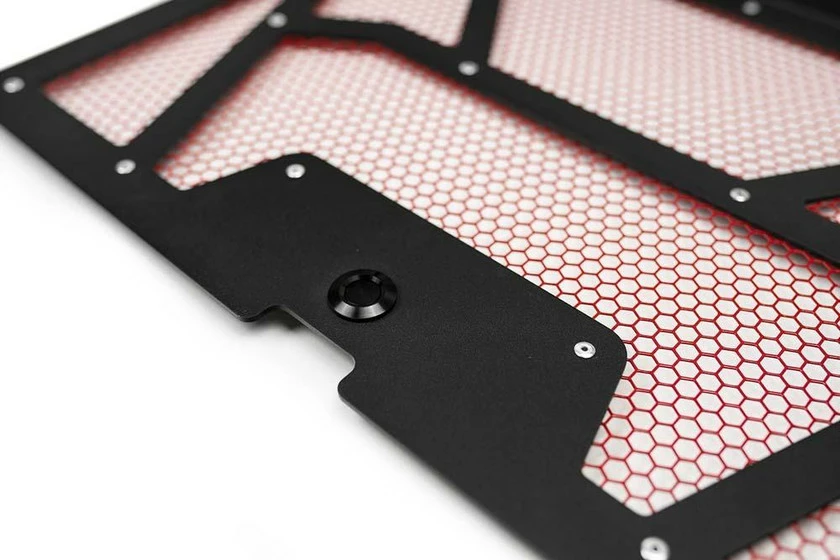 Agency Power Polaris RZR XP 1000/Turbo Vented Engine Cover (Matte Black/Red) - Image 3