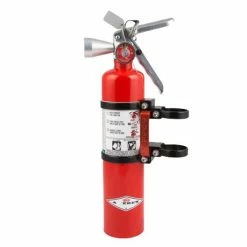 Axia Alloys Quick Release Fire Extinguisher Mount With Red 2.5lb Halotron
