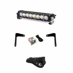 Baja Designs Can-Am Maverick X3 Shock Mount Kit With 10" S8 Light Bar (Clear)