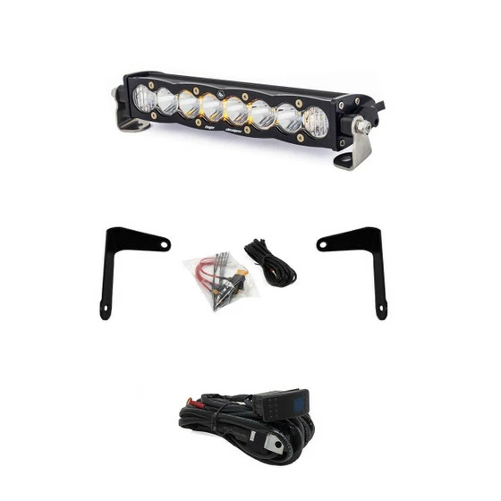 Baja Designs Can-Am Maverick X3 Shock Mount Kit With 10" S8 Light Bar (Clear)