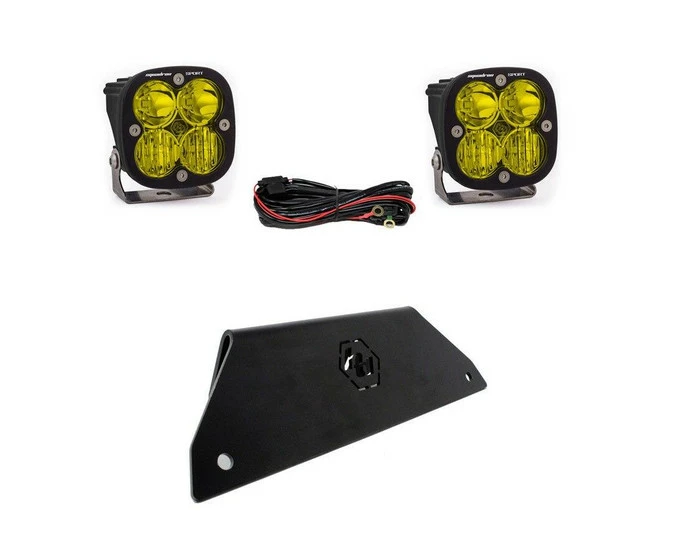 Baja Designs Polaris RZR Pro XP Lower Bumper Sport LED Light Kit (Driving/Combo) (Amber)