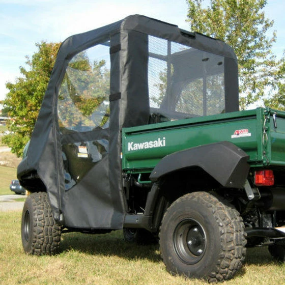 Falcon Ridge Kawasaki Mule 3000 | 3010 | 4000 | 4010 Doors Rear Soft Windshield - Image 2