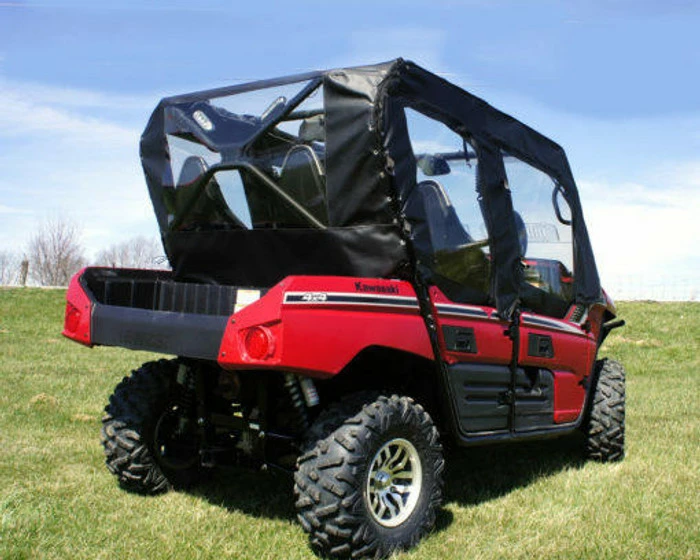 Falcon Ridge Kawasaki Teryx4 Door Rear Soft Vinyl Windshield - Image 2