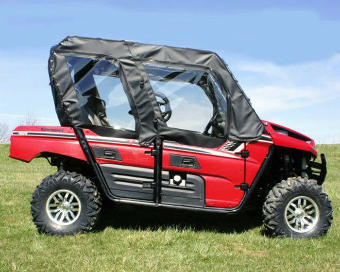 Falcon Ridge Kawasaki Teryx4 Door Rear Soft Vinyl Windshield - Image 3