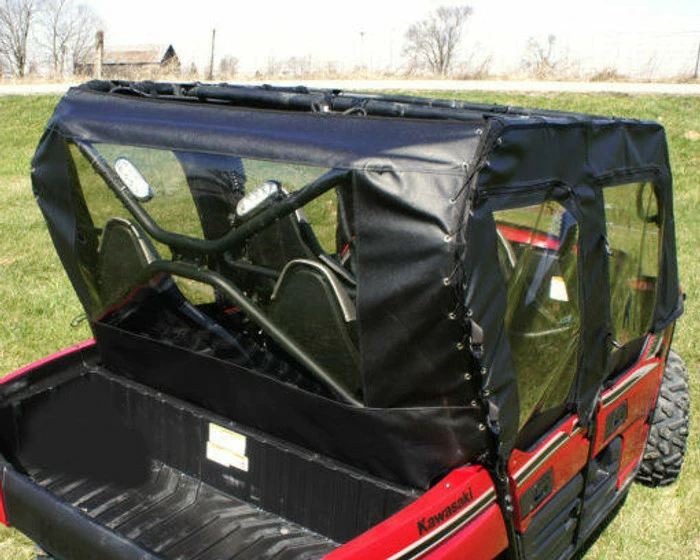 Falcon Ridge Kawasaki Teryx4 Door Rear Soft Vinyl Windshield - Image 4