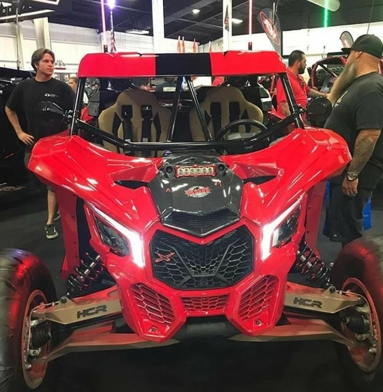 Heretic Studio Can Am Maverick X3 Amber Shock Tower LED Light Bar Mount - Image 7