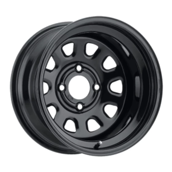 ITP Tires Delta Steel UTV Wheel (12x7) (4x156) (Gloss Black)