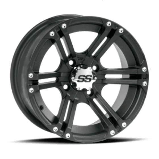 ITP Tires SS Alloy SS212 UTV Wheel (12x7) (4x137) (Black)