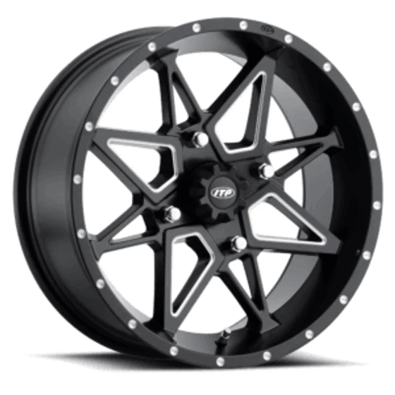 ITP Tires Tornado UTV Wheel (14x7) (4x136) (Matte Black)