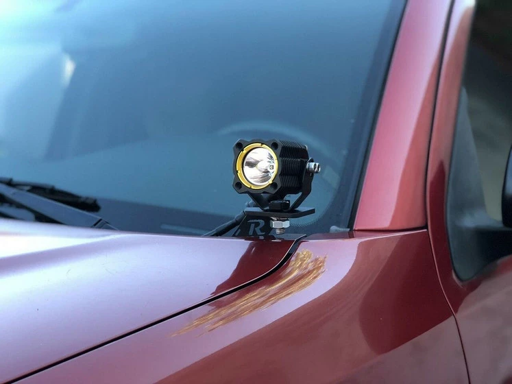 KC HiLites 05-15 Toyota Tacoma Ditch Mount FLEX LED Light Kit (Single) (Spread) - Image 2