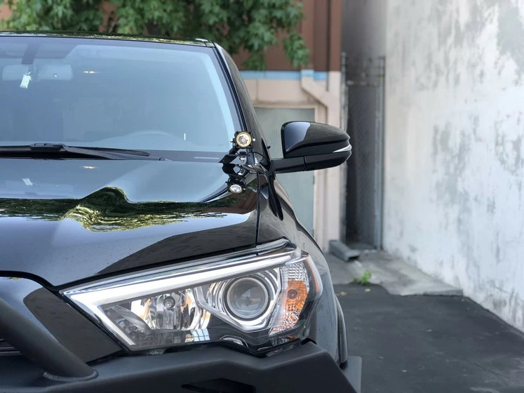 KC HiLites 10-18 Toyota 4Runner Ditch Mount FLEX LED Light Kit (Single) (Spread) - Image 3