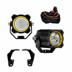 KC HiLites 10-18 Toyota 4Runner Ditch Mount FLEX LED Light Kit (Single) (Spread)