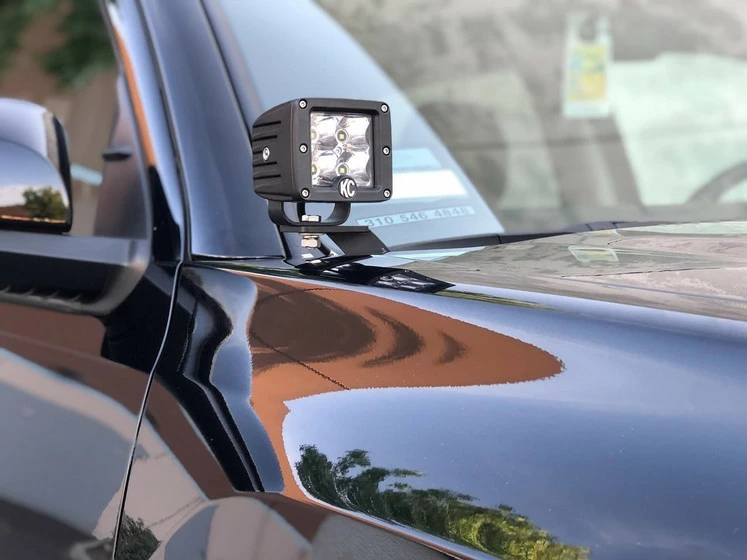 KC HiLites 16-20 Toyota Tacoma Ditch Mount C-Series C3 LED Spot Light Kit - Image 2