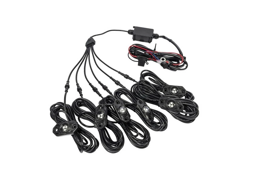 KC HiLiTES C-Series RGB LED Rock Light Kit (6 Pc) - Image 6