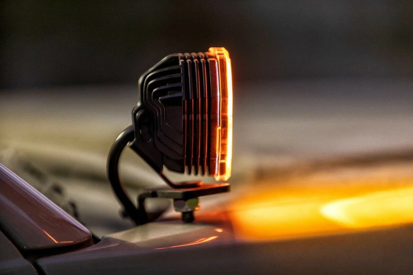 KC HiLiTES FLEX ERA 3 LIGHT SHIELD / HARD COVER (Amber) - Image 4