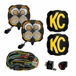 KC HiLiTES FLEX ERA 4 LED Light (Combo) (Pair Pack)