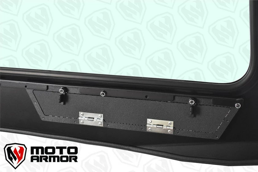 Moto Armor Polaris General Vented Full Glass Windshield - Image 7