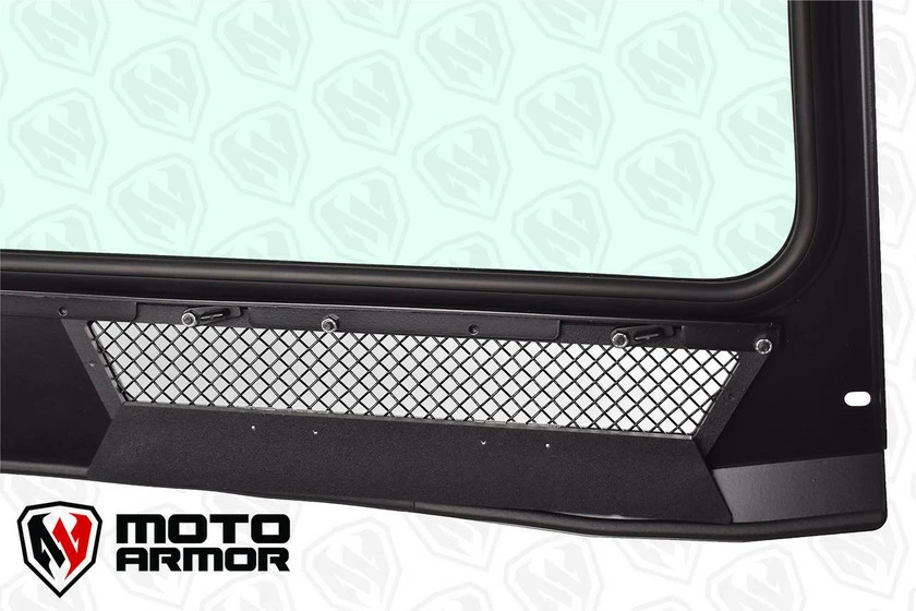 Moto Armor Polaris General Vented Full Glass Windshield - Image 6