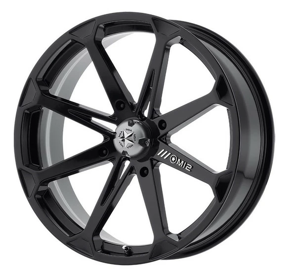 MSA M12 Diesel UTV Wheel (14X7) (4X110) (Gloss Black)