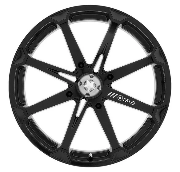 MSA M12 Diesel UTV Wheel (14X7) (4X137) (Gloss Black) - Image 2