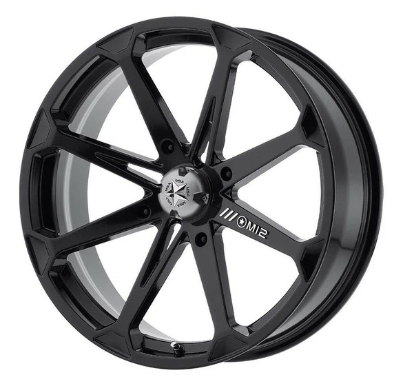 MSA M12 Diesel UTV Wheel (14X7)(4X156) (Gloss Black)