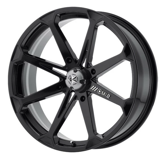 MSA M12 Diesel UTV Wheel (15X7) (4X137) (Gloss Black)