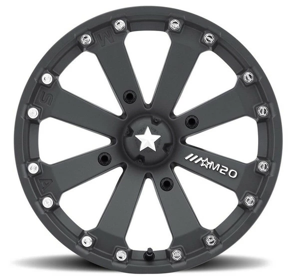 MSA M20 Kore UTV Wheel (14X7)(4X110) (Satin Black) - Image 2