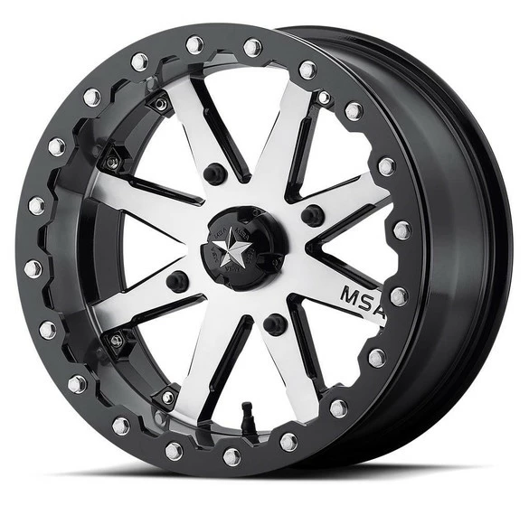 MSA M21 Lok UTV Wheel (14X7) (4X110) (Charcoal Tint)