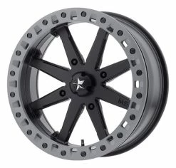 MSA M31 Lok2 UTV Wheel (15X7) (4X156) (Satin Black Matte Gray Ring)