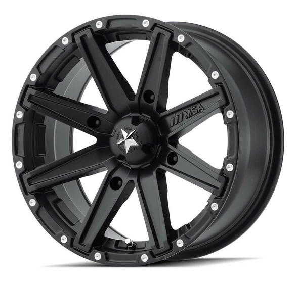 MSA M33 Clutch UTV Wheel (14X10) (4X137) (Satin Black)