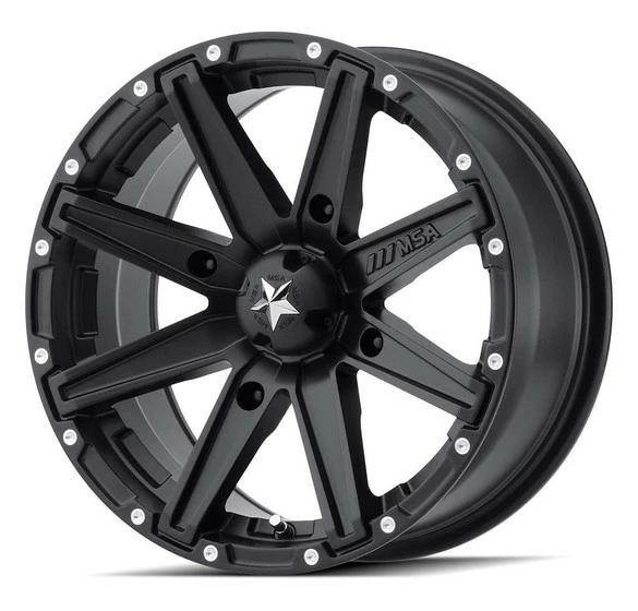 MSA M33 Clutch UTV Wheel (14X7) (4X137) (Satin Black)