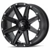 MSA M33 Clutch UTV Wheel (15X7) (4X137) (Satin Black)