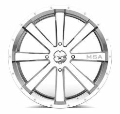 MSA M34 Flash UTV Wheel (22X7) (4X137) (Chrome)