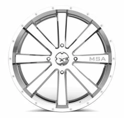 MSA M34 Flash UTV Wheel (22X7) (4X156) (Chrome)
