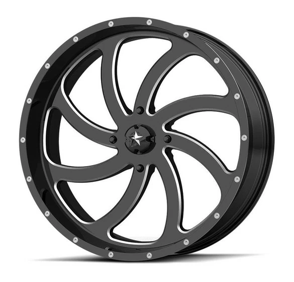 MSA M36 Switch UTV Wheel (18X7) (4X137) (Gloss Black Milled)