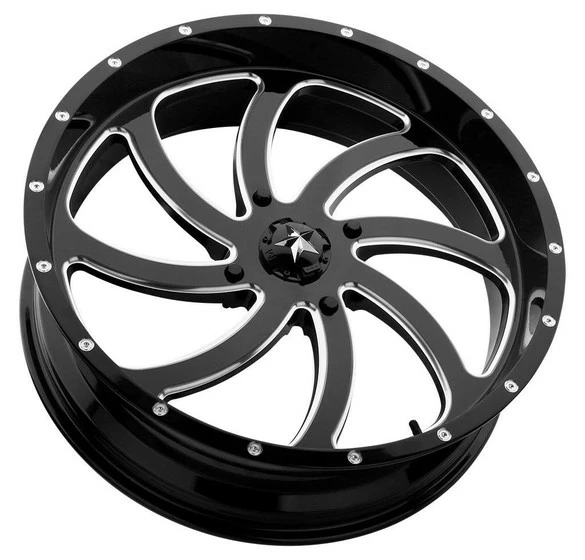 MSA M36 Switch UTV Wheel (18X7) (4X156) (Gloss Black Milled) - Image 3