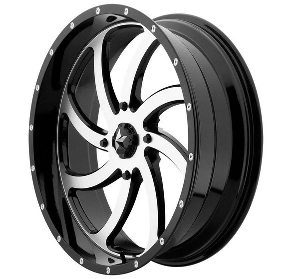 MSA M36 Switch UTV Wheel (20X7) (4X156) (Gloss Black Machined) - Image 4