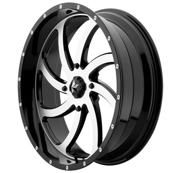 MSA M36 Switch UTV Wheel (22X7) (4X156) (Gloss Black Machined) - Image 4