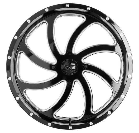 MSA M36 Switch UTV Wheel (24X7) (4X137) (Gloss Black Milled) - Image 2