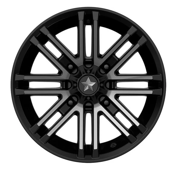 MSA M40 Rogue UTV Wheel (14X7) (4X110) (Satin Black Titanium Tint) - Image 2