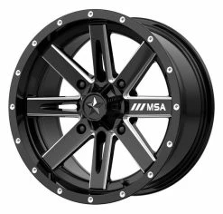 MSA M41 Boxer UTV Wheel (16X7) (4X137) (Gloss Black Milled)
