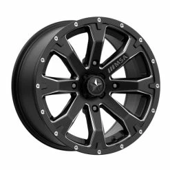 MSA M42 Bounty UTV Wheel (15X7) (4X156) (+10) (Black)