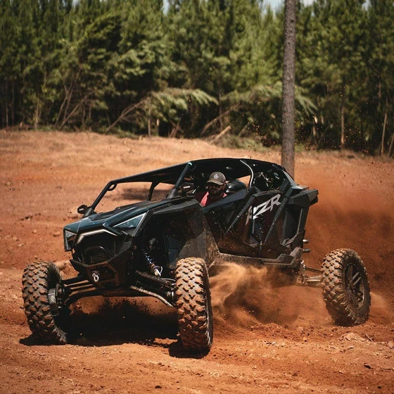 MSA M43 Fang UTV Wheel (20x7) (4x156) (Satin Black/Titanium Tint) - Image 6