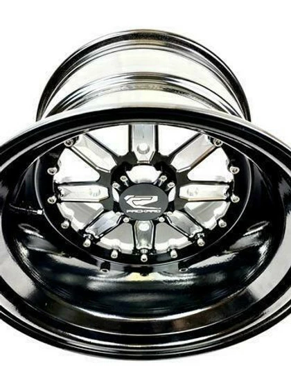 Packard Performance Import UTV Wheel Set (15x7 And 15x11) (4x137) (Gloss Black) - Image 3