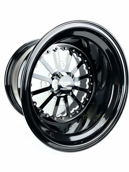 Packard Performance Nova UTV Wheel Set (15x7 And 15x11) (4x137) (Gloss Black) - Image 2