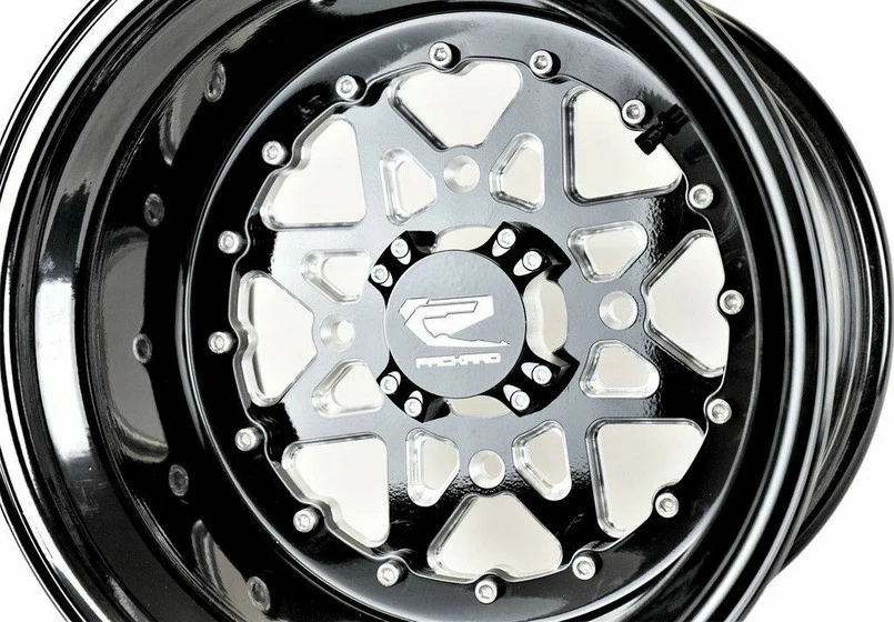 Packard Performance V2 Super Star UTV Wheel Set (15x7 And 15x11) (4x137) (Gloss Black) - Image 3