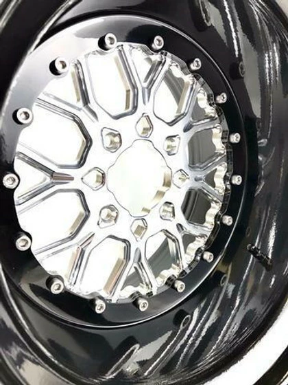 Packard Performance Wishbone UTV Wheel (15x7) (4x110) (Silver) - Image 3