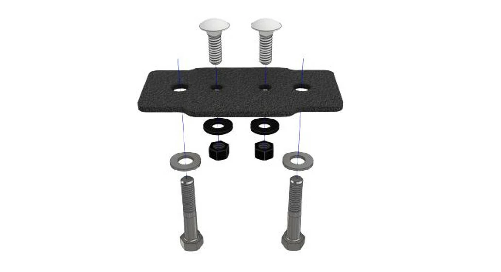 Prinsu RotoPax Mount (Single Crossbar Mount)