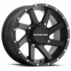 Raceline Wheels A82B Twist UTV Wheel (14X7) (+10) (4X110) (Black)